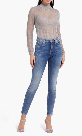 Skinny Fit Denim Pants