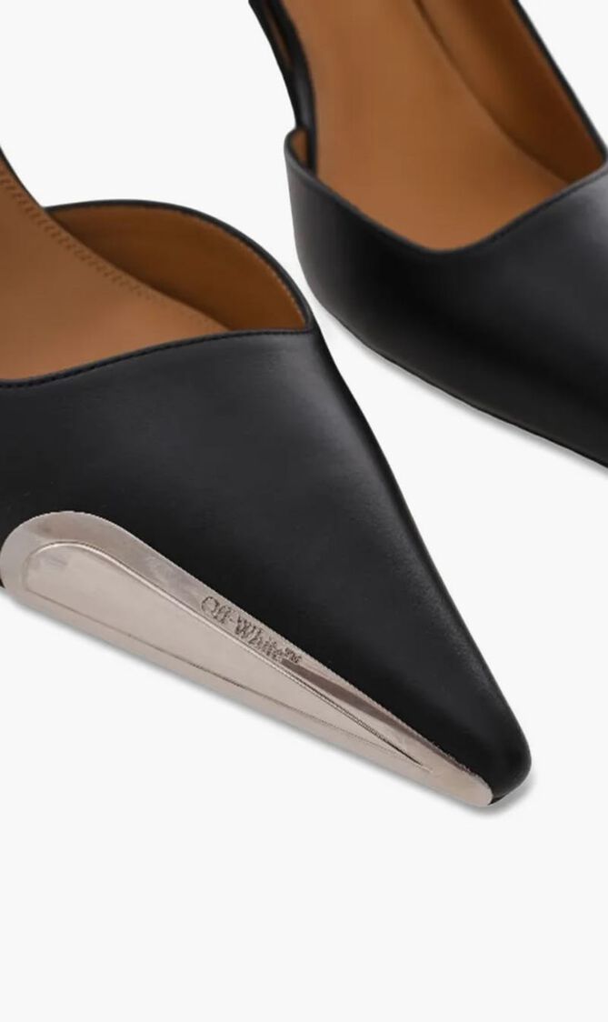 LACE UP HIGH ALLEN FRAME PUMP BLACK SILV