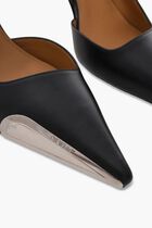 LACE UP HIGH ALLEN FRAME PUMP BLACK SILV