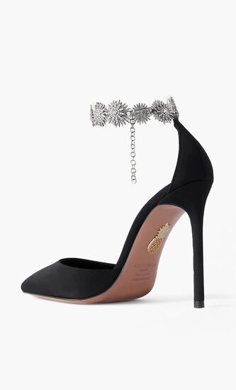 Comet Crystal Embellished Faille Sandals