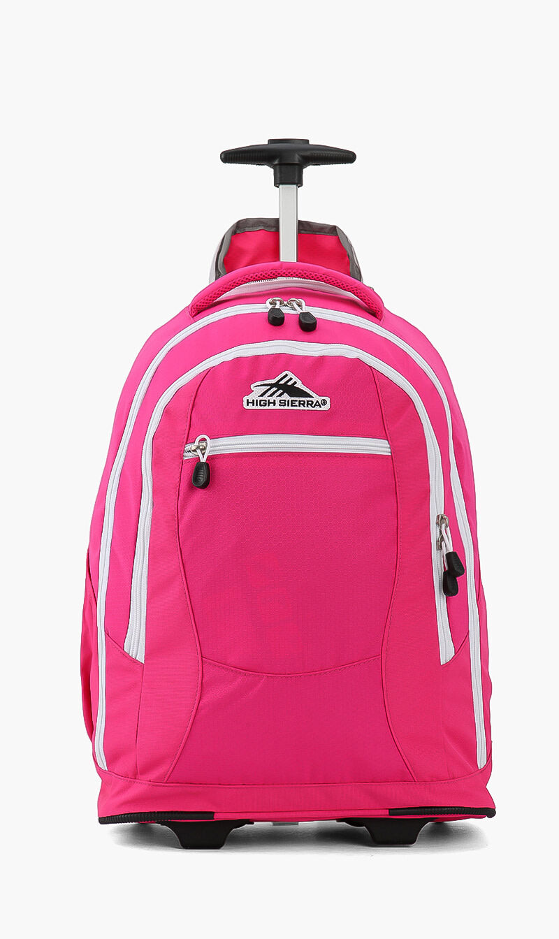 Flamingo rolling backpack top