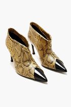 LEATHER POINTED TOE BOOT