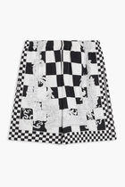 SHORTS CONTRASTO MEDUSA PRINT SILK TWILL