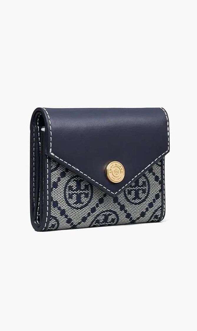 T Monogram Small Envelope Wallet