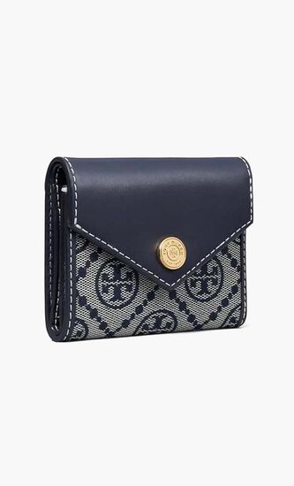 T Monogram Small Envelope Wallet