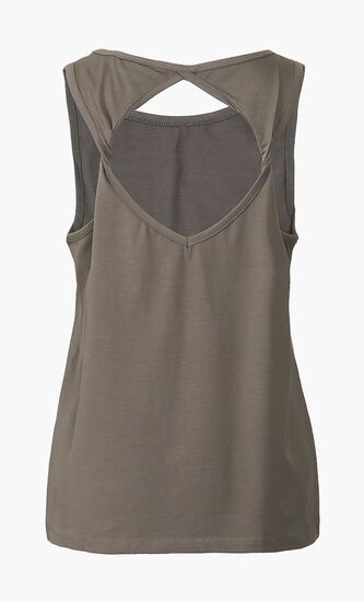 Sleeveless Tank With Black Hole