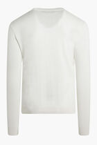 Greca Semi Sheer Knit Sweater