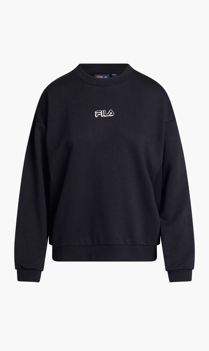 CREW SWEAT W REVERSE FABRIC SIDE PANELS