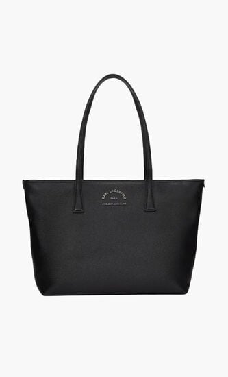 SHOULDER BAG BLACK K/RSG METAL TOTE