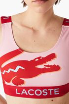 Crocodile Print Bikini Top