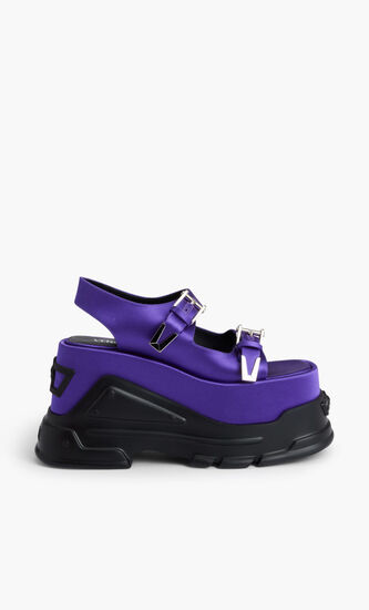 PLAIN DOUBLE PLATFORM SANDAL