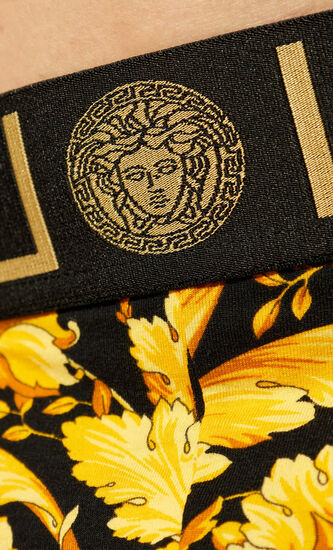 Printed Jacquard Cotton Jersey Briefs