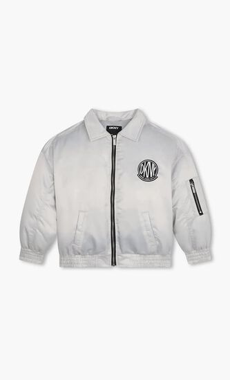 Logo Patch Puffer Jacket