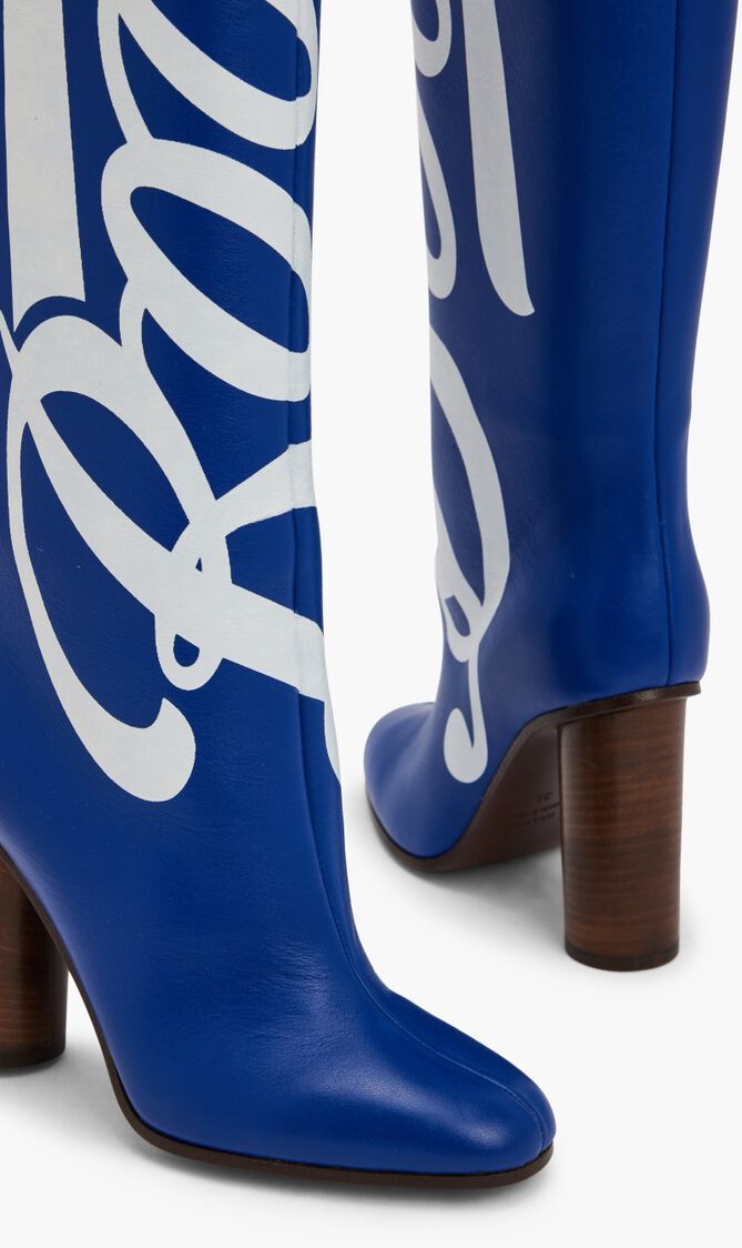 Leather Knee High Boots