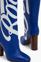 Leather Knee High Boots