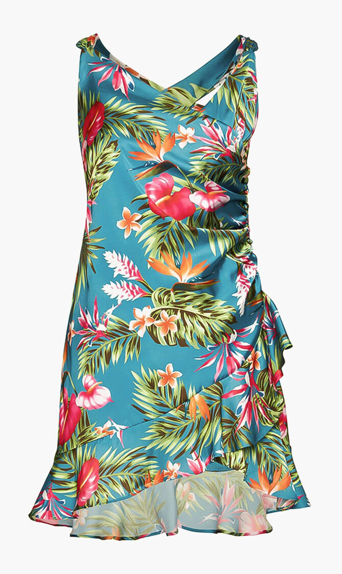Tropical Printed Dress