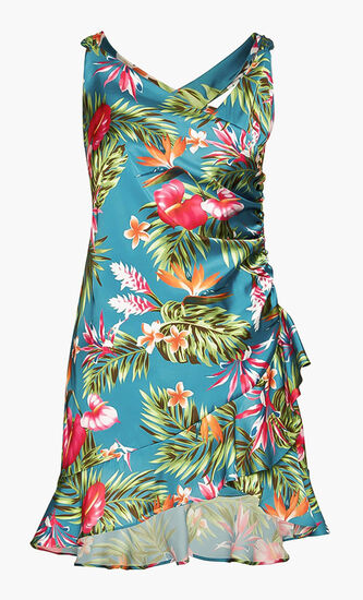 Tropical Printed Dress