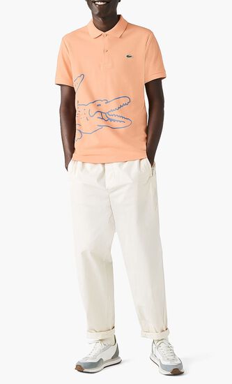 Regular Fit Ribbed Polo