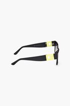 INJECTED SUN GLASSES - SQUARE - YELLOWOTHER GRADIENT SMOKE
