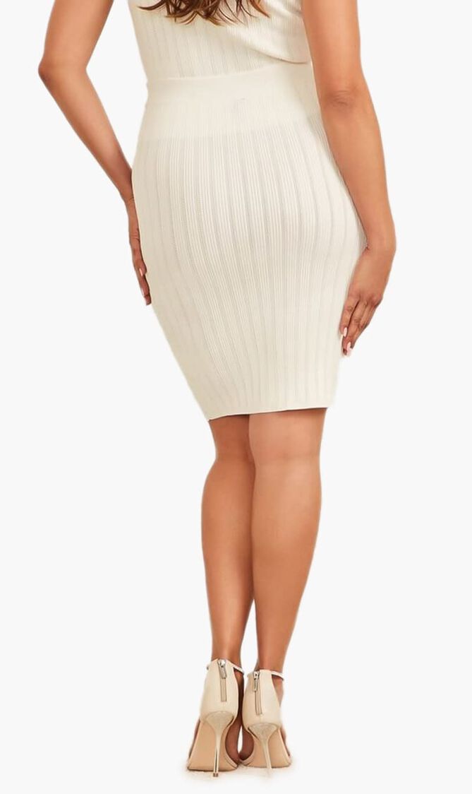 Andromeda Stitched Sweater Skirt