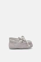 LACE UP SUEDE LEATHER LOAFER