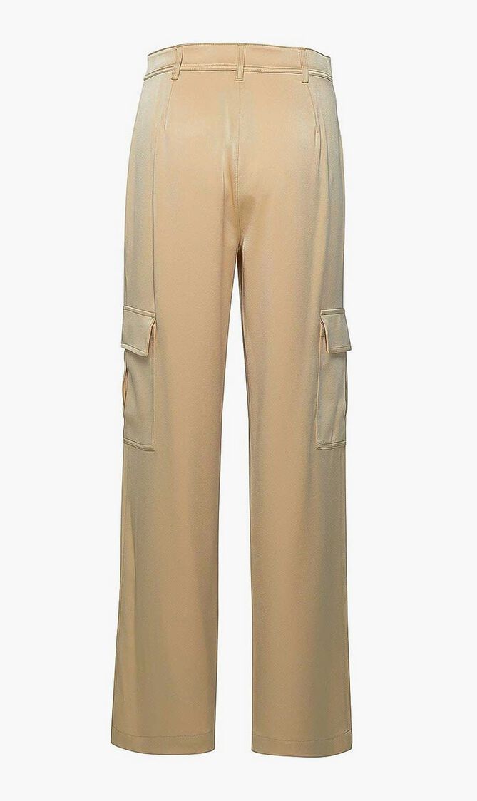 SATIN CARGO PANT