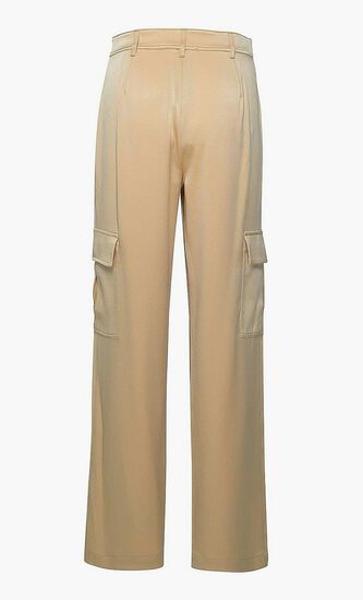 SATIN CARGO PANT