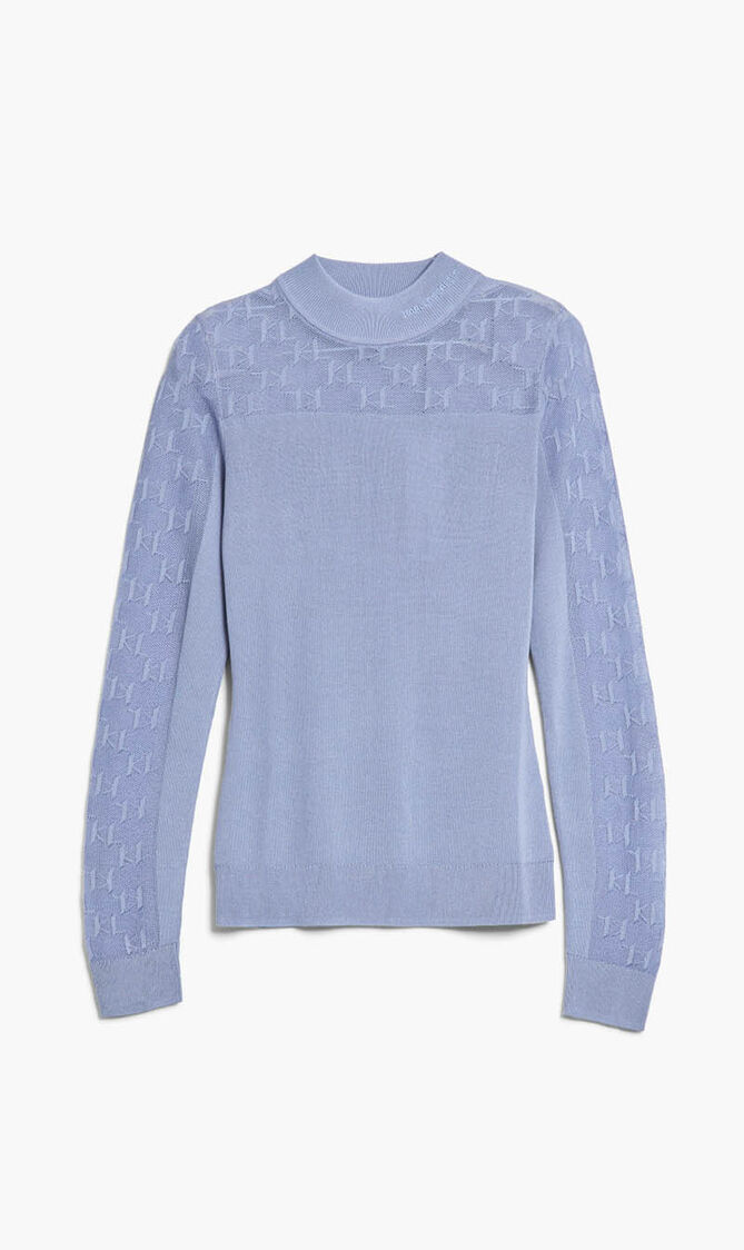 LIGHTWEIGHT LOGO TURTLENECK