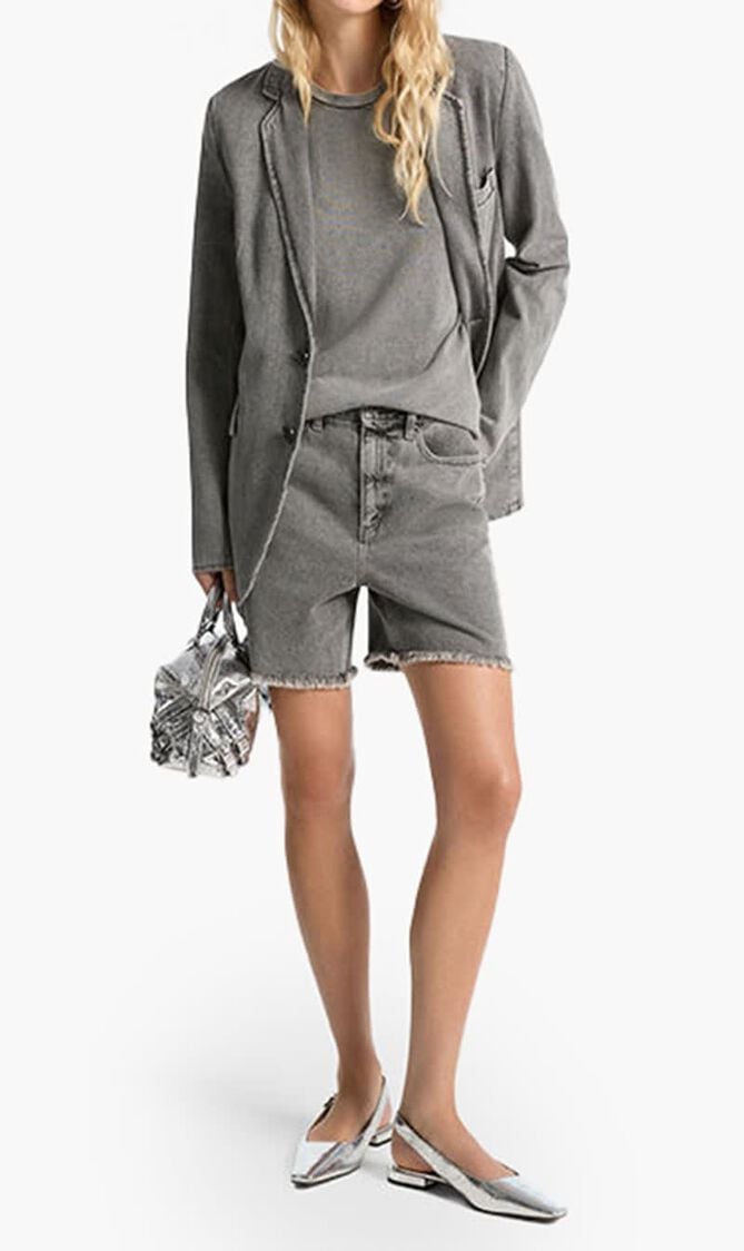 Boyfriend Denim Shorts