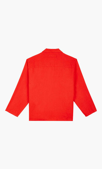 Linen Vareuse Solid Shirt