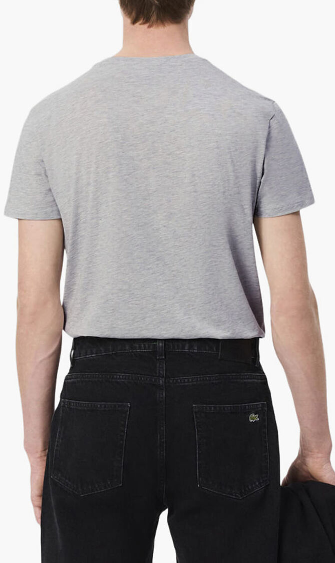 Lightweight Cotton Pima V Neck T-shirt