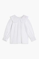 RUFFLE COLLAR BLOUSE