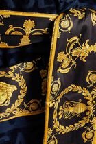 I LOVE BAROQUE BATHROBE BLACK