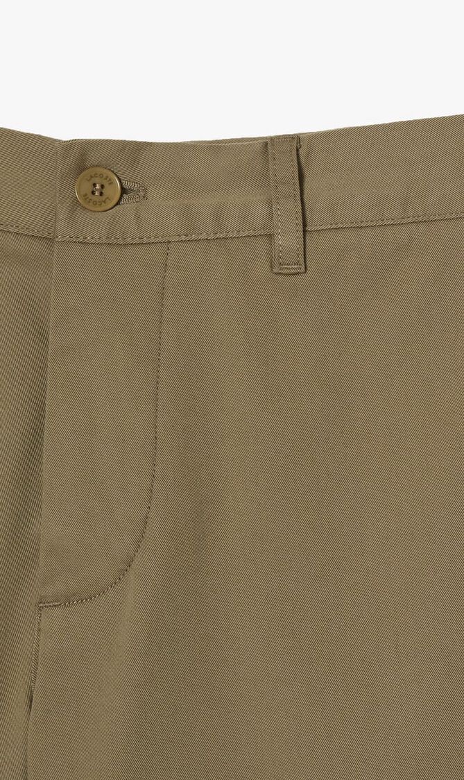 Slim Fit Stretch Cotton Bermuda Shorts