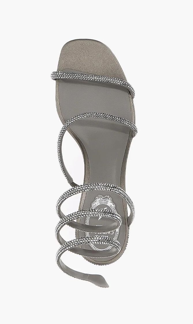 ASH GREY SATINLIGHT CHROME STRASS