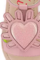 Heart Applique Sandals