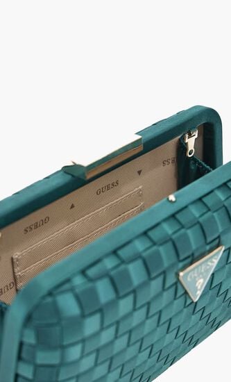 Twiller Woven Clutch