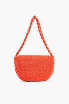 MINI FLEMING SOFT RAFFIA CRESCENT