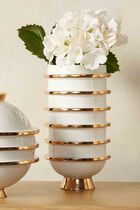 Orbit Urn Vase Medium White