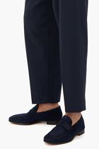 Suede loafers
