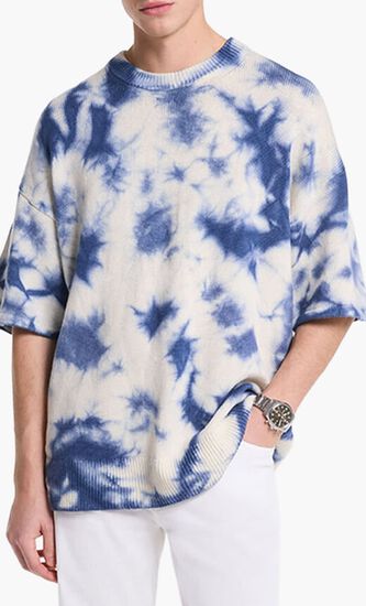 Tie Dye Print Sweater