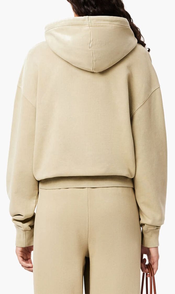 Wash Effect Oversized Hoodie