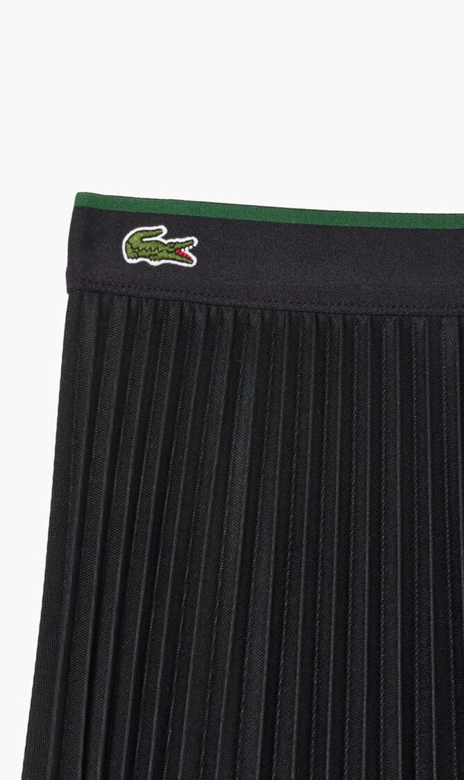 Short Pleated Elastic Waist Skirt