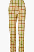 Chequered Belted Pants