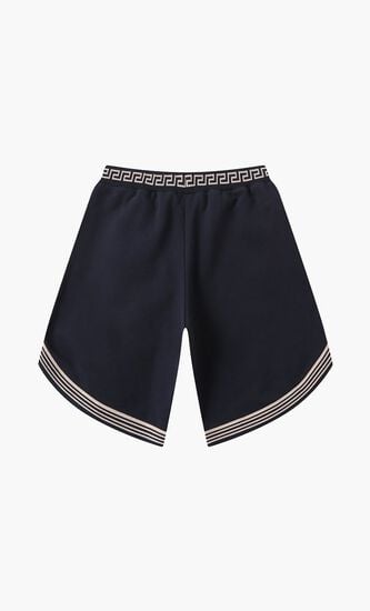 SHORT FLEECE + CONTRAST + MEDUSA EMBROIDERY