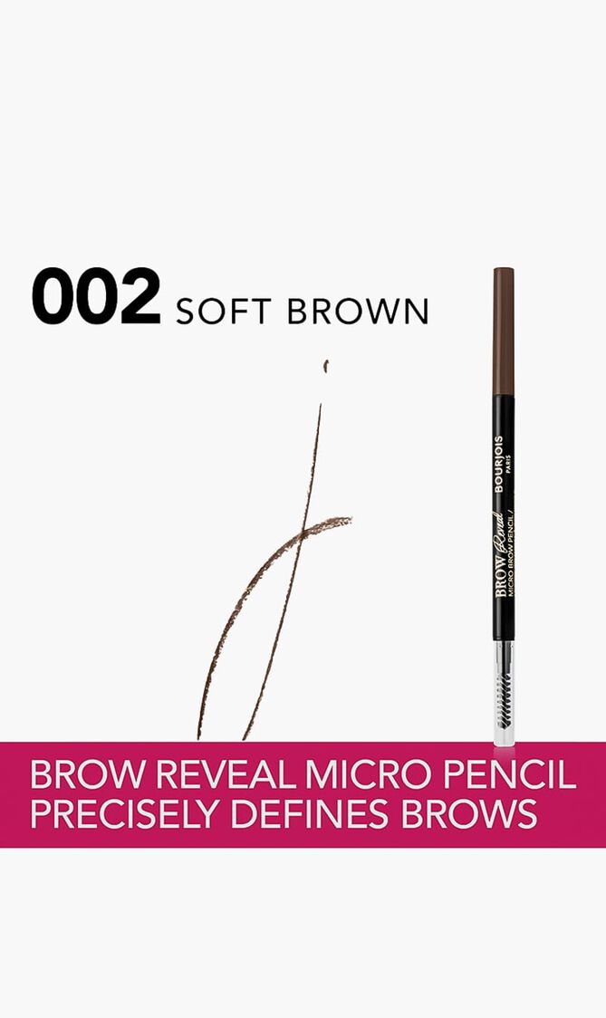 Brow Reveal Micro Brow Pencil, 002 Soft Brown