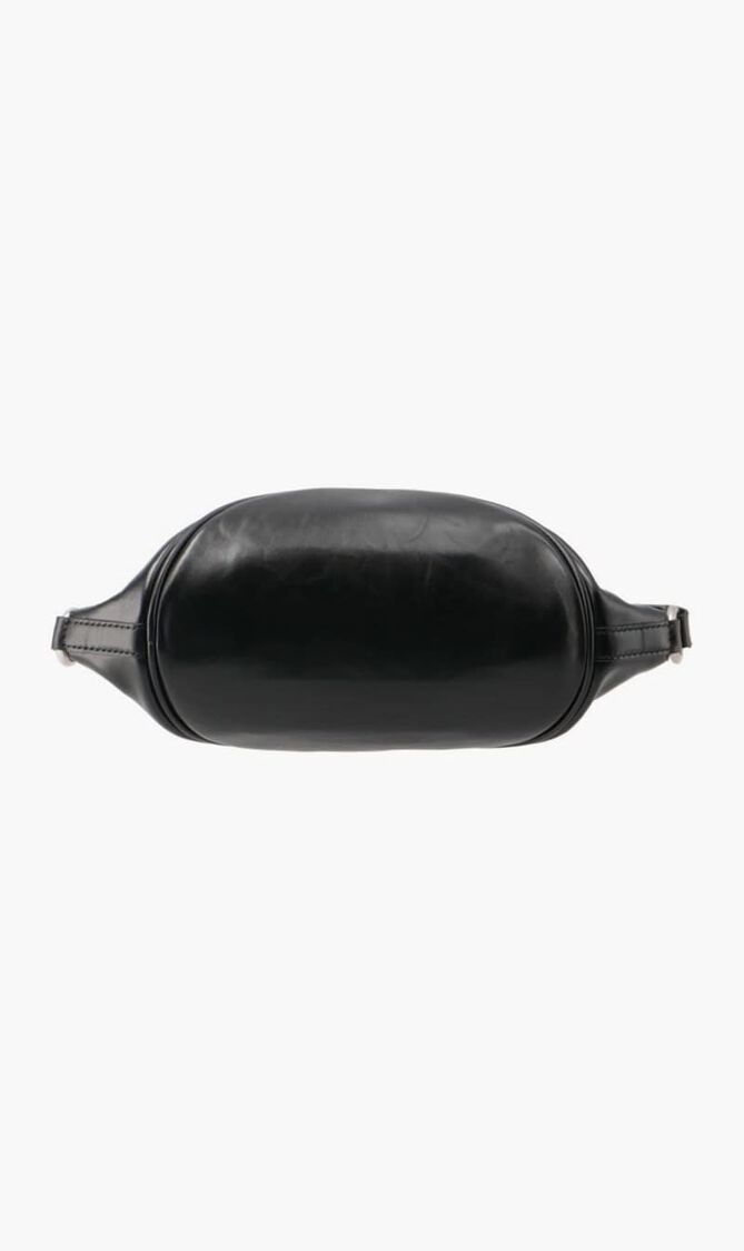 Logo Debossed Leather Belt Bag