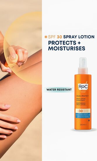 Soleil-Protect Moisturizing Spray Lotion Broad Spectrum UVA UVB Sun Protection