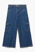 Wide Leg Cargo Jeans
