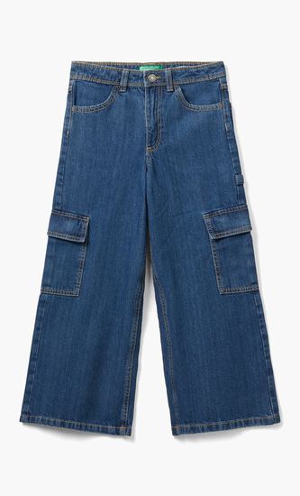 Wide Leg Cargo Jeans